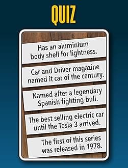 SMART CARDS Cars, Gift, Stocking Filler, Travel Card Game, 7 games in 1, Pairs, Snap, Trumps, Rummy, Memory Quiz, Trivia, Age 5+, 1-8 Players