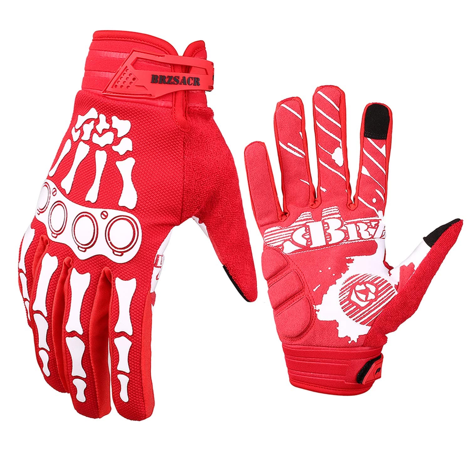 Personalized Skeleton Design Bike Gloves