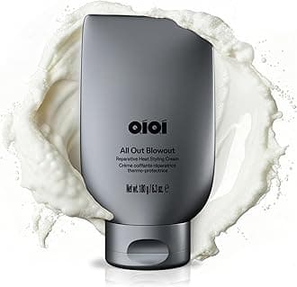 QIQI All Out Blowout Blow Dry Cream | Hair Smoothing Cream for Heat Protection | Frizz-Free Blowout Cream for Hair | Premium Hair Styling Protectant Cream for All Hair Types Blow Out Cream for Hair