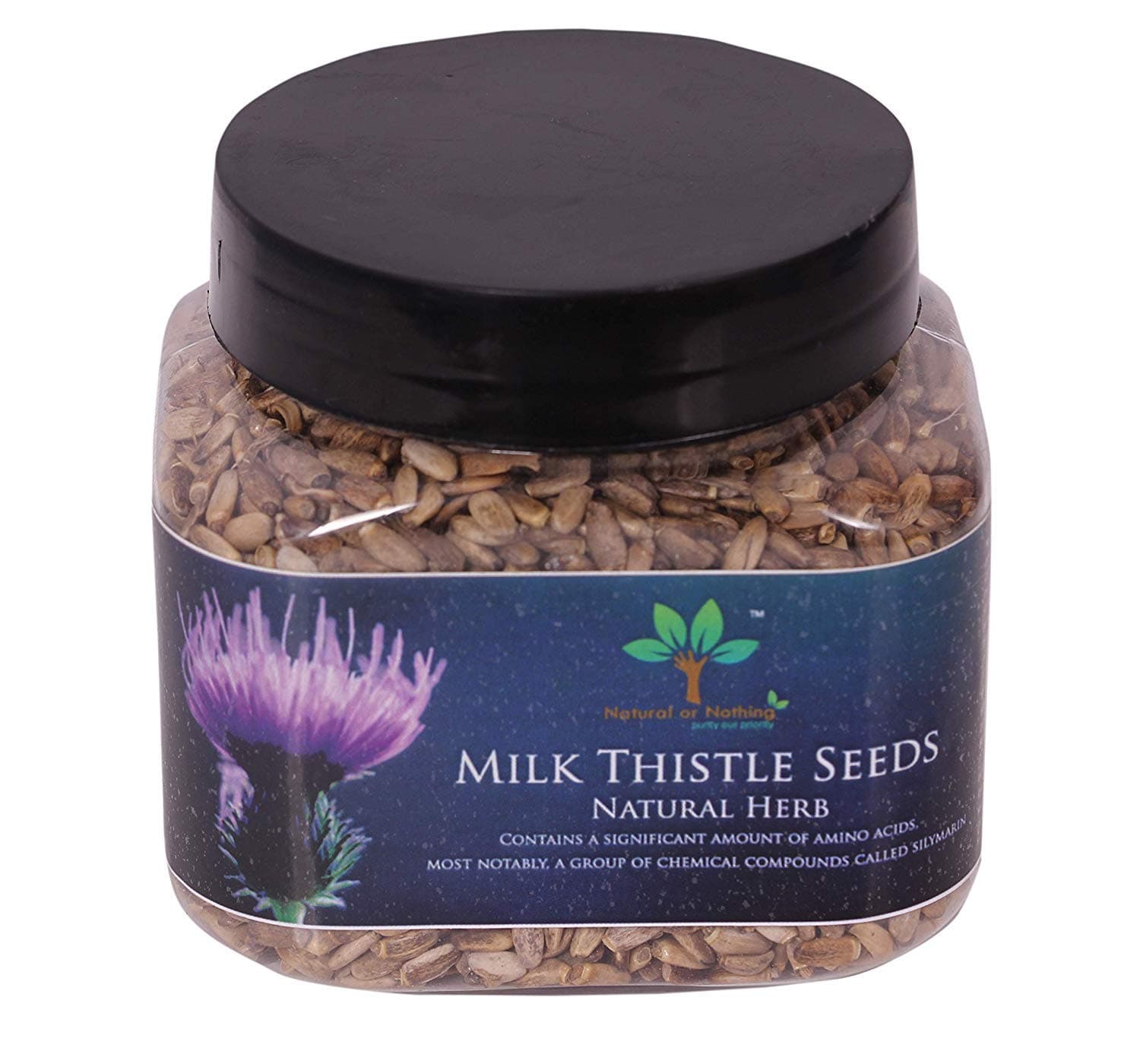 Natural or Nothing | Milk Thistle Seeds for Boosting Immune System/Liver Health (150 grams)