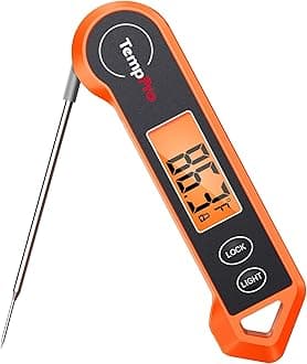 ThermoPro TP19H Digital Meat Thermometer for Cooking with Ambidextrous Backlit, Waterproof Kitchen Food BBQ Grill Smoker Oil Fry Candy Instant Read