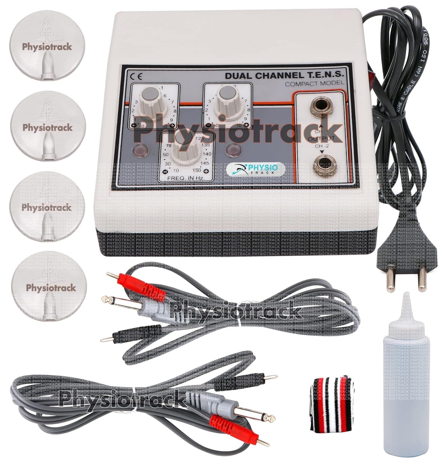 Mini Tens Machine for Physiotherapy for Pain Relief Electrotherapy Machine Physiotherapy Equipment with One Year Warranty (2Ch Tens)