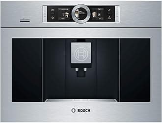 Bosch BCM8450UC 24 Inch Wide Built-In Automatic Coffee Machine with Home Connect, Stainless Steel