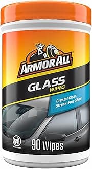 Car Glass Care Wipes, Wipes for Car Interior and Car Exterior, 90 Wipes Each