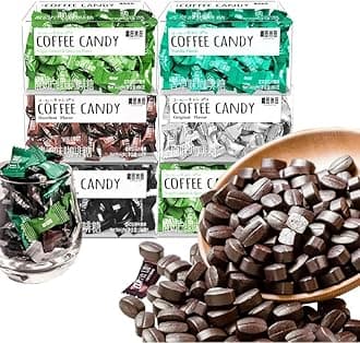 Coffee Candy Gifts Box 3.52oz/100g(about 120 toffee), Ready to eat yogurt Fruit flavored Candy, delicious Childhood Candy,New Year Candy,Wedding Snacks Gifts (Hazelnut flavor,100g)