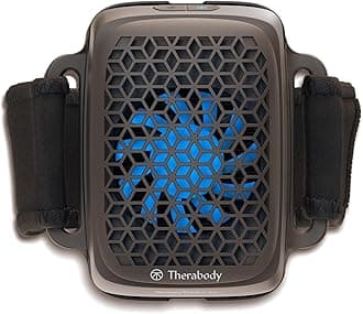 Therabody RecoveryTherm Cube - Instant Heat, Cold and Contrast Therapy for Pain Relief, Aches and Pains, and Muscle Recovery - Portable Hands Free Cryotherapy Machine with Cold Compress & Heating Pad