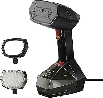 Sunbeam32610026 Professional Handheld Steamer, Aluminum, Black/Red