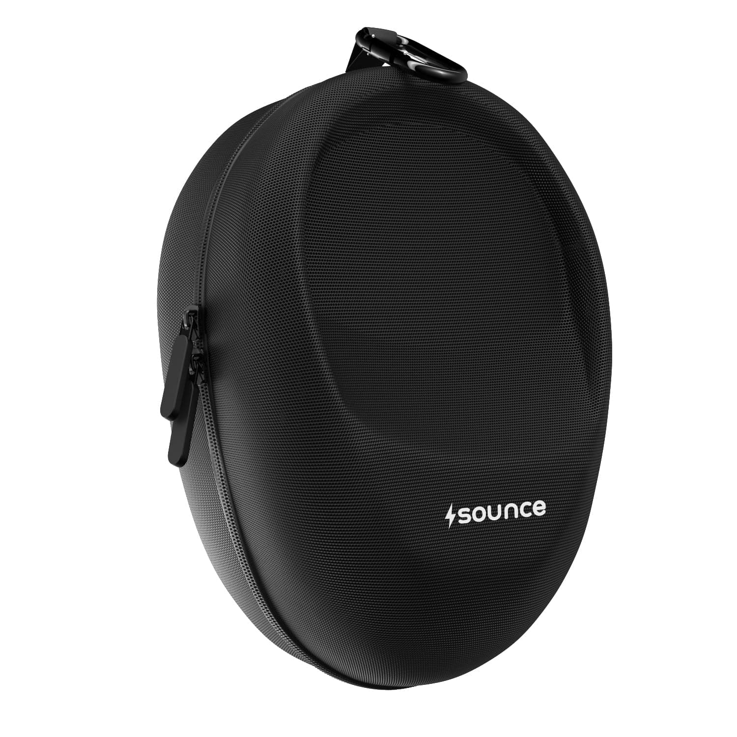 Sounce Hard Shell EVA Headphone Carrying Case for Universal Oversized Over-Ear Headset,Travel Headphone Bag Shockproof, Water Repellent, Anti-Pressure Portable Protective Pouch/Storage Bag, (Black)