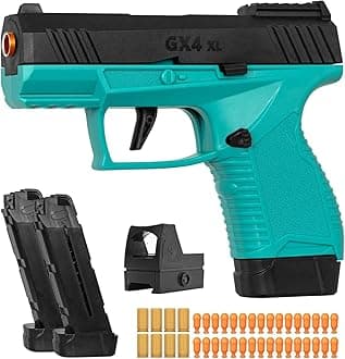 Soft Bullet Toy Guns for Boys, Automatic Reloading Shell Ejecting Toy Gun with 120 Bullets and 2 Magazines, Education Model Toy Gun Pistol Shooting Game for Kids (GX4 Green)