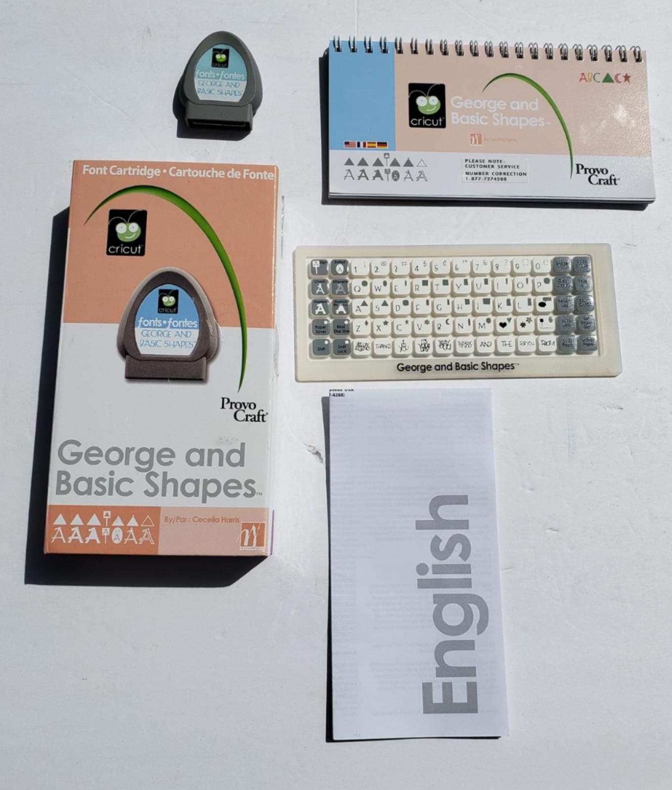 CRICUT GEORGE AND BASIC SHAPES CARTRIDGE