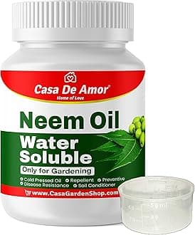Casa De Amor Neem Oil - Water Soluble Organic for Easy Spray on Garden and indoor outdoor plants (100 ML)