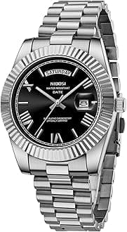 Men Watches Analog Quartz Stainless Steel Watches for men Waterproof Business Classic Desiger Wrist Watch Day&Date