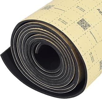 Sound Deadening Mat 197mil(5 mm) 6sqft - Car Sound Deadening Material Closed Cell Foam - Heat Insulation PE Foam Sound Deadener Material & Heat Barrier