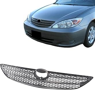 Front Grille Grill With Gray Frame Compatible With Toyota 2002-2004 Camry 53101AA020 TO1200233