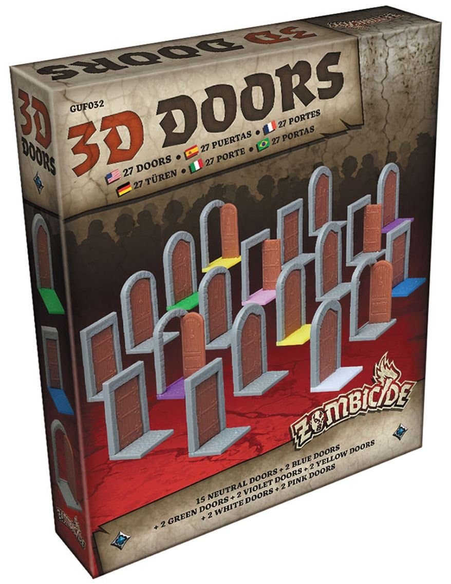 Zombicide: Black Plague 3D Doors Board Game