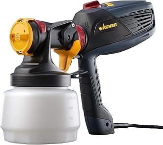 Wagner Spraytech 0529011 FLEXiO 570 Handheld HVLP Paint Sprayer, Sprays Most Unthinned Latex, Includes iSpray Nozzle, Complete Adjustability for All Needs Multi-Colored
