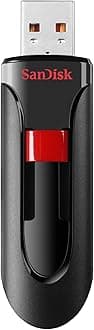 SanDisk CZ60 Cruzer Glide USB Flash Drive, 64GB
