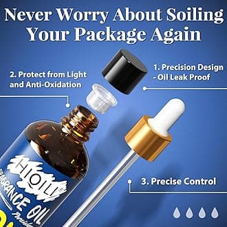 HIQILI Honey ​Essential Oil - Sweet Scent Fragrance Oil for Candle Soap Perfume Lotion Making, Home Diffuser, 3.38 Fl Oz