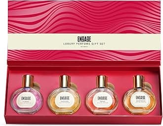 Perfume Gift Set for Women, 100ml, Luxury Long Lasting Eau De Parfum, Travel Size Perfume Combo 25ml x 4, Ideal Gift for Women