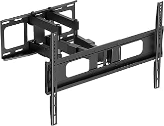 ProperAV Heavy Duty Swing Arm TV Wall Bracket 37" 40" 42" 43" 46" 50" 55" 60" 65" 70" 75" 77” 83” 86” VESA Max 600x400 Black