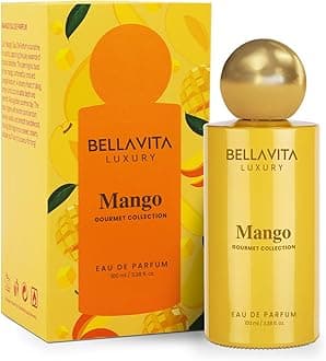 Luxury Mango Eau de Parfum | 100 ml (3.4 fl.oz.) | Perfume for Men and Women | Gourmet, Mango, Ylang, and Siam Benzoin Notes | Women's Day Special