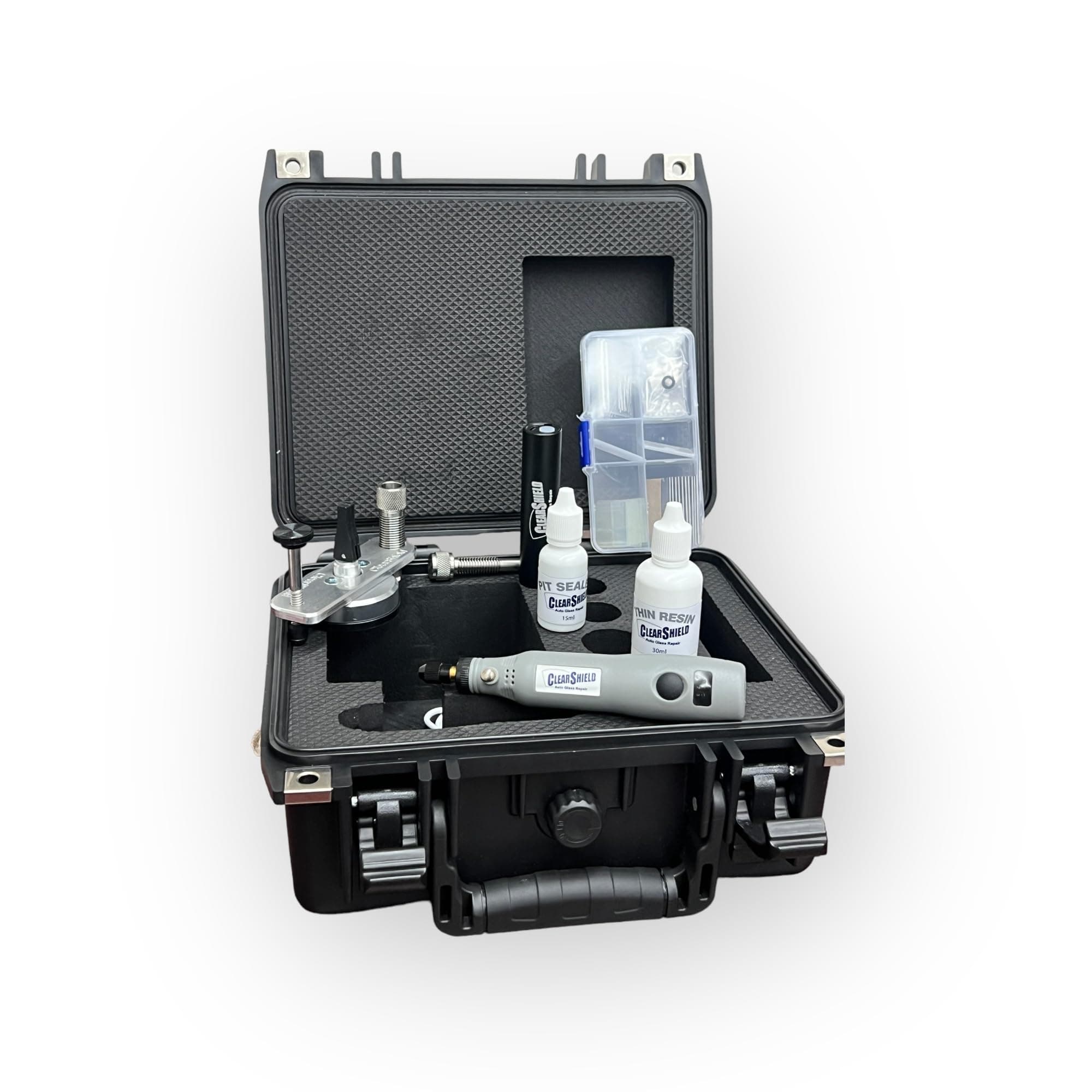 Clearshield Windshield Repair Kit - Window Lock Tip Repair Kit - Cracked Windshield Repair Kit - Auto Glass Repair Kit for Over 200 Repairs