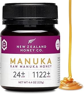 New Zealand Honey Co. Raw Manuka Honey UMF 24+ / MGO 1122+ | 4.4oz | 125g | Medical Grade Raw Honey