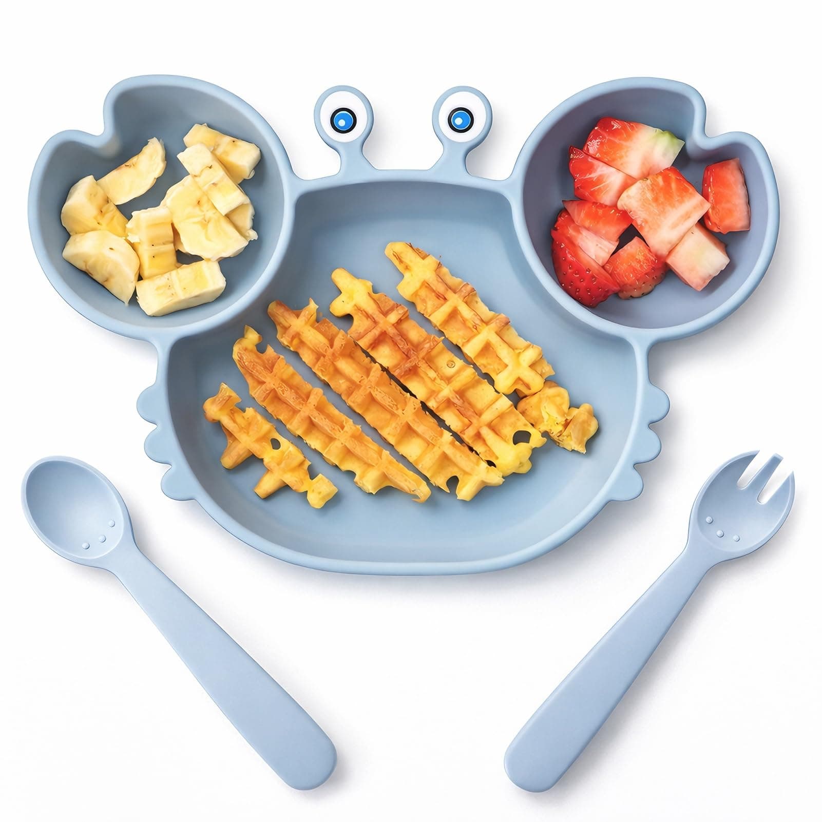 Baby Silicone Plate-Crab Shape