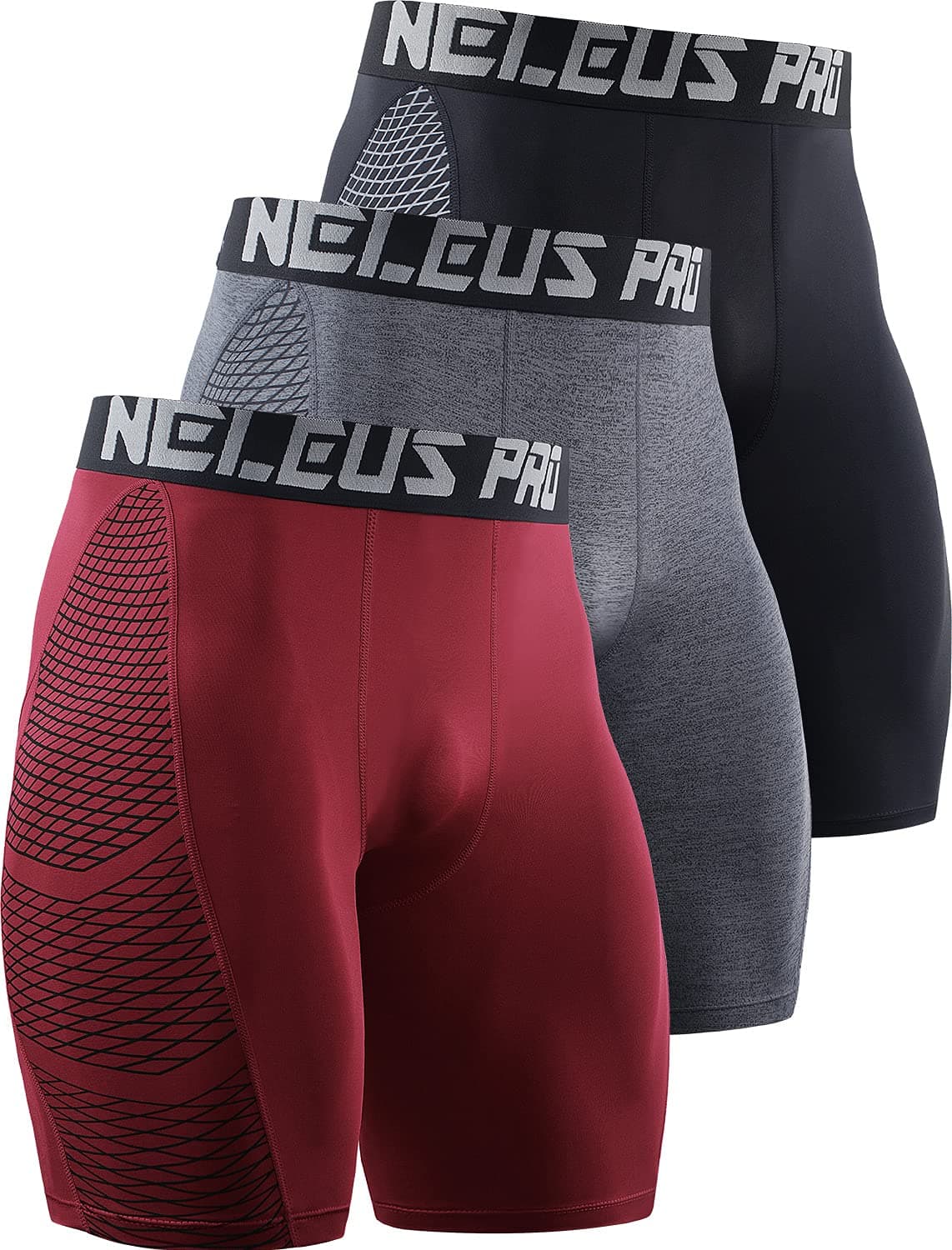 Men's Compression Shorts Pack of 3