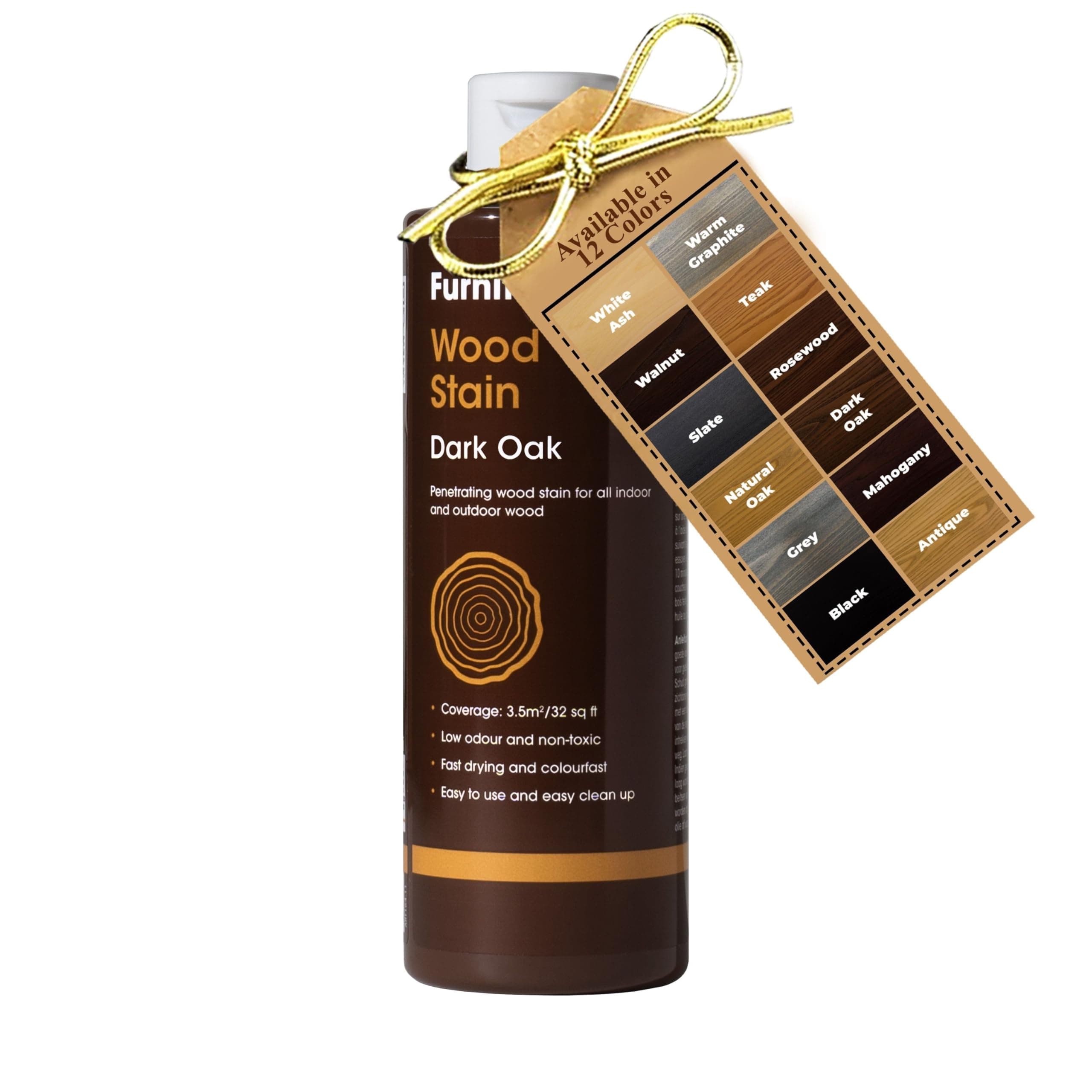 Furniture Clinic Wood Stain 250ml Dark Oak