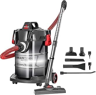 Red, MultiClean Wet/Dry Garage and Auto Vacuum Cleaner, 2035M