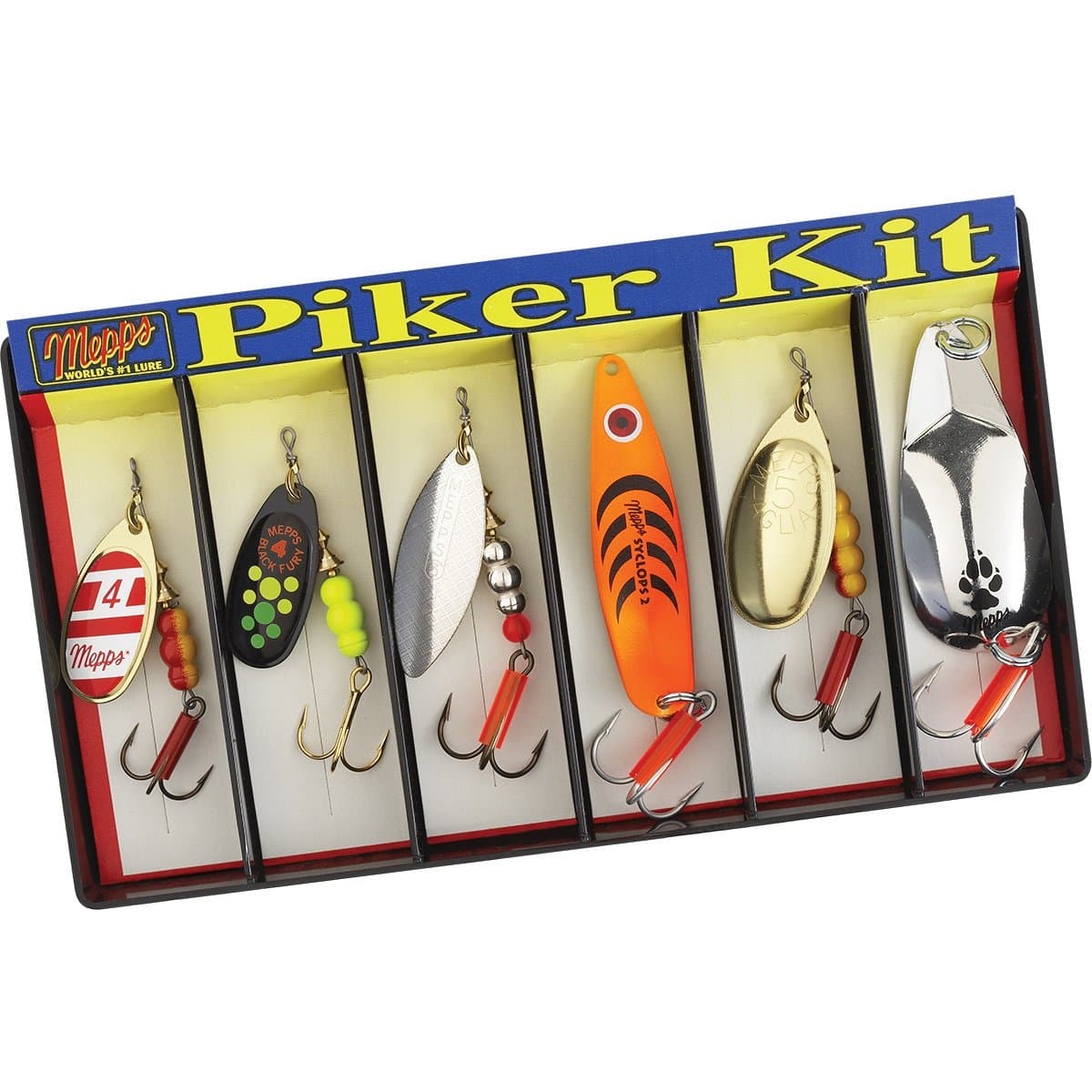Mepp's K3 Piker Kit - Plain Lure Assortment, Multi, one Size