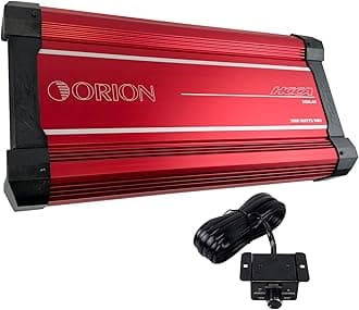 Orion HCCA Series HCCA3000.4H High Performance 3000W RMS 4-Channel Class H Amplifier - 1 Ohm Stable, Low/High Pass Crossover, Bass Boost Control, MOSFET Power Supply, with Bass Knob, Made in Korea