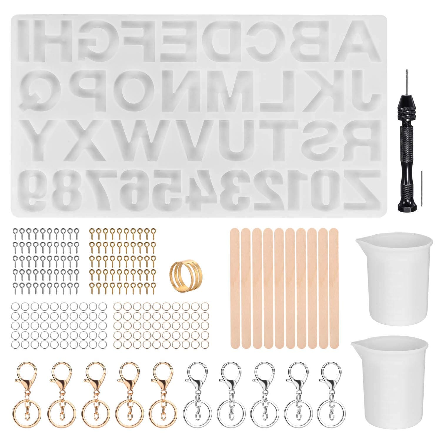 Alphabet Resin Molds