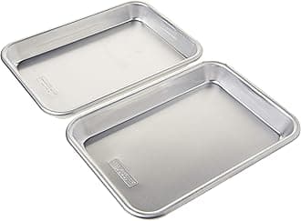 36570 Burger Serving Trays - 2 Piece Set, Aluminum