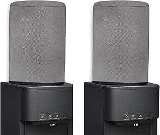 CRASOME Water Dispenser for 20 ltr / Litre Bottle Jar Cover (Grey Pack of 2)