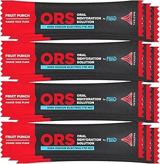 ORS (Oral Rehydration Solution), Recover Faster, Extreme Dehydration Electrolytes, 12pack (Fruit Punch)