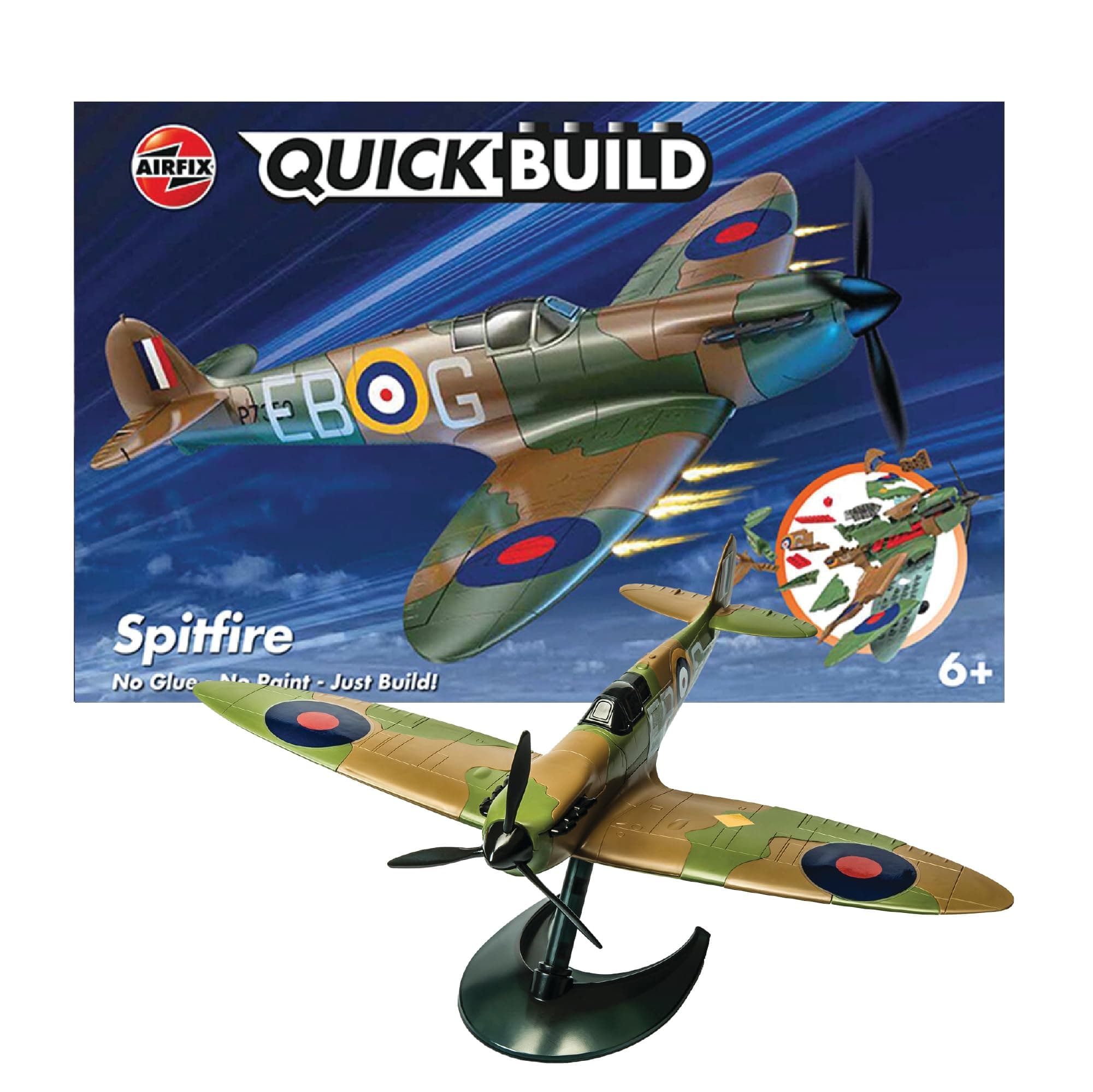 J6000 Quick Build Spitfire Aircraft Model Kit