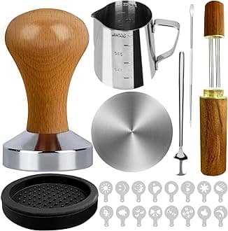 22 PCS Espresso Tamper Set, Espresso Accessories Barista Kit with 51mm Coffee...