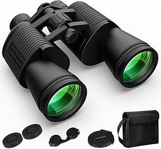 Binoculars for Long Distance, 20x50 Zoom, 2000 Meter Long Range with BAK4 Prism FMC Lens, Ultra HD Binocular for Traveling, Bird Watching, Wildlife, Safari