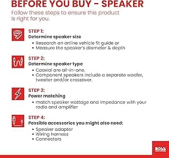 BOSS Audio BRS52 60 Watt, 5.25 Inch, Full Range, Replacement Car Speaker (Sold individually)