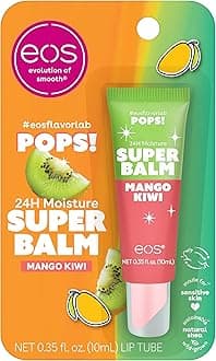 eos 24H Moisture Super Balm- Mango Kiwi, Limited-Edition Lip Mask, Lip Butter, 0.35 fl oz