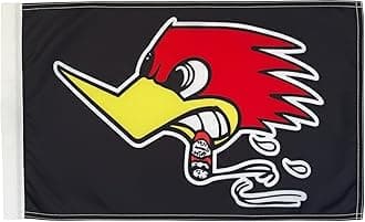 JLP Flag 19x12 In Decorative safety High visibility wind resistance Off Road Sports Sand Dunes OutDoor Sports ATV Woody