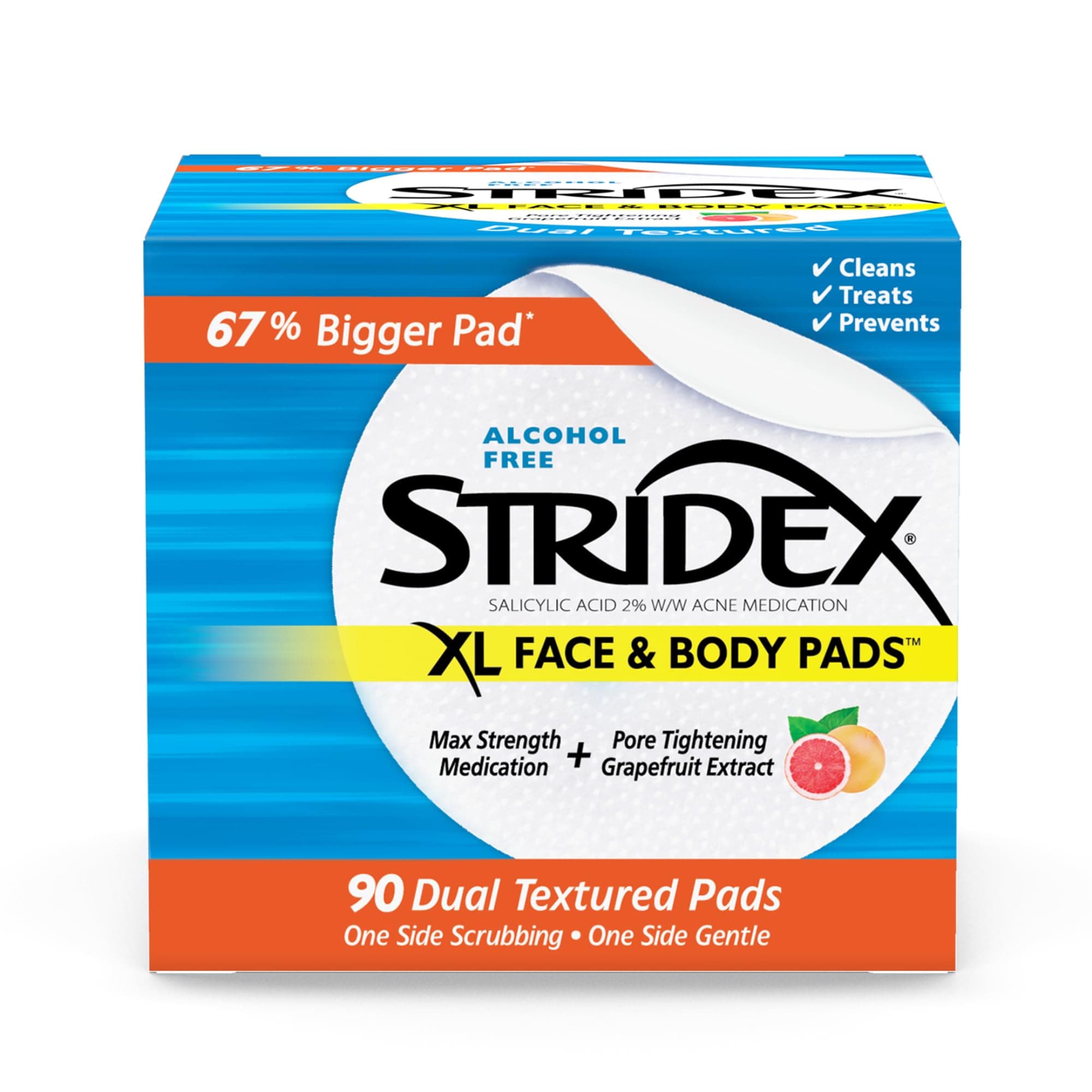 XL Face Body Pads, 90 Count
