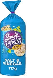 Snack a Jacks Salt and Vinegar Sharing Rice Cakes Crisps 117 g