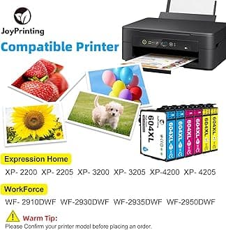 604XL Ink Cartridges for Epson 604 604xl Ink 6 pack