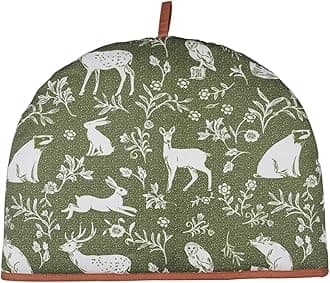 Ulster Weavers, Forest Friends Cosy-Vibrant Kitchen Accessory, 100% Cotton, Warming & Insulating, Machine Washable-Perfect for a Traditional English High Tea Experience, Sage, One Size