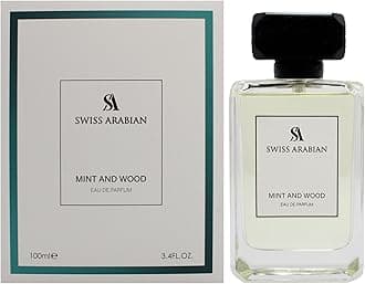 Mint and Wood for Men - Sophisticated Modern Man's Fragrance - Spicy, Woody Fragrance with Lemon, Cardamom, and Tonka Bean - 3.4 oz