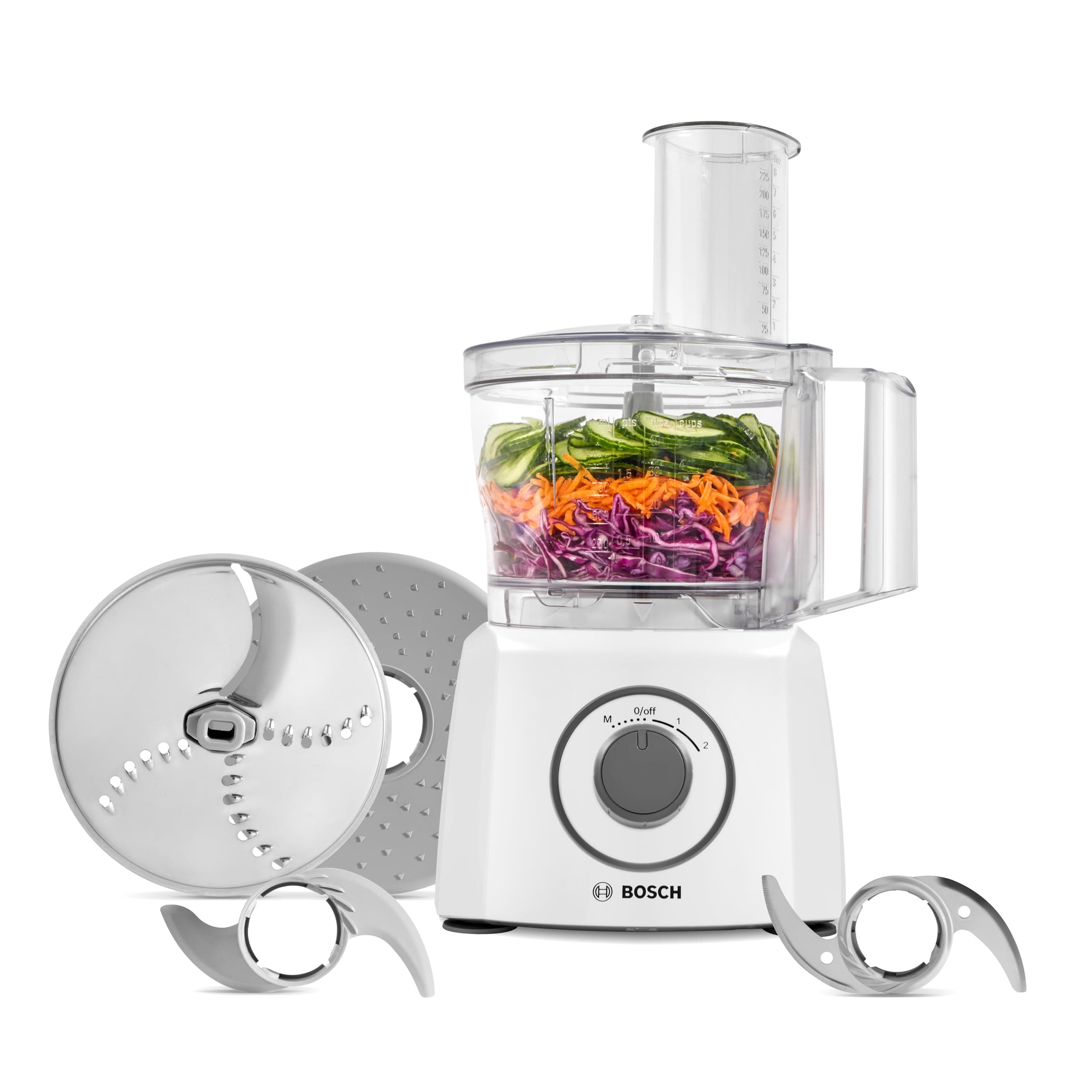 Kitchen Machine Food Processor, MultiTalent 3, 800 watt, 20 functions, multifunctional knife, SmartStorage, white MCM3100WGB Min 1 year manufacturer warranty