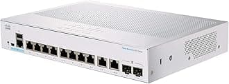 Cisco Business CBS350-8T-E-2G Managed Switch | 8 Port GE | Ext PS | 2x1G Combo CBS350-8T-E-2G-NA (Renewed)